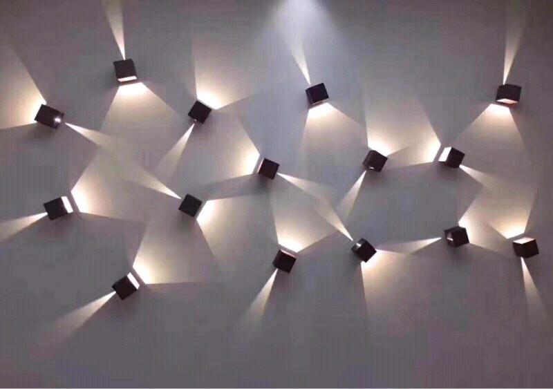 6w Led Cubic Wall Light,led Wall Light,led Wall Lighting,indoor Wall 